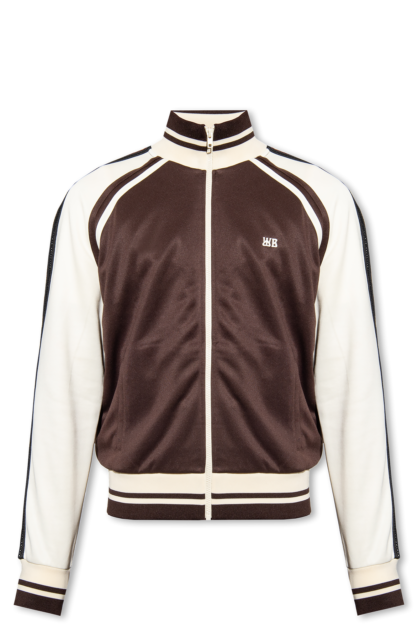 Brown Sweatshirt with Unity collar Wales Bonner - Update your